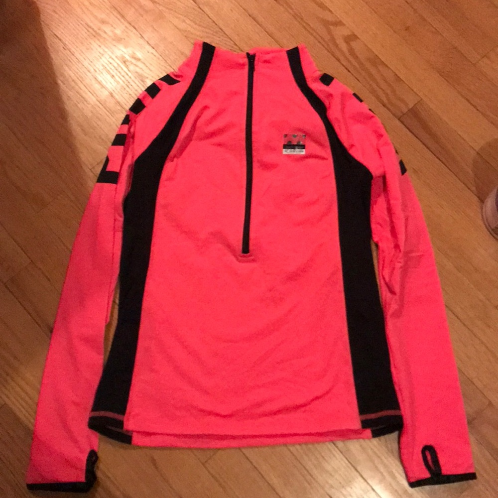 Pink zip up